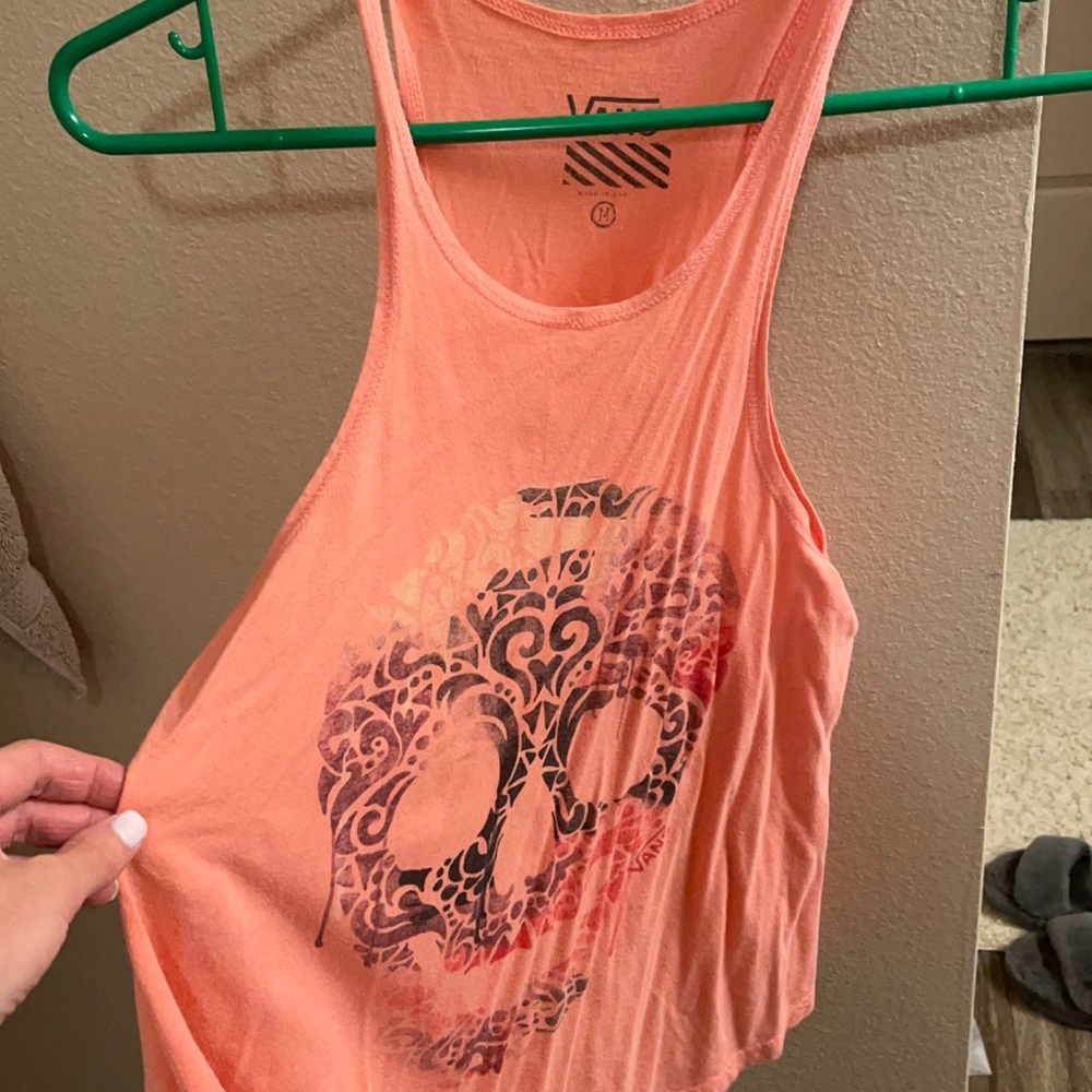 Vans skull tank top